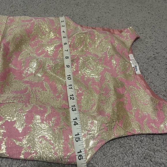 Cute pink and gold skater dress - Picture 7 of 7